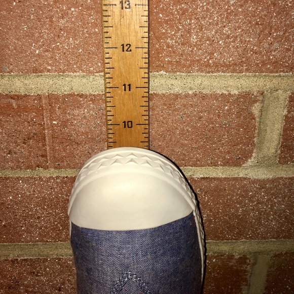 Toms youth denim lace up size 5Y casual comfort - Picture 6 of 7